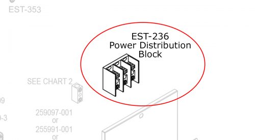 Herrmidifier Herrtronic Part #EST-236<br>Humidifier Power Distribution Block, 175A, 3PH