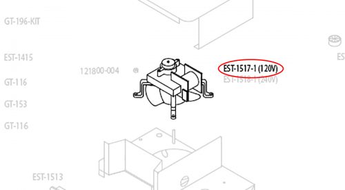 Herrmidifier Herrtronic Part #EST-1517-1<br>Humidifier Model 6000 Fan, 120V